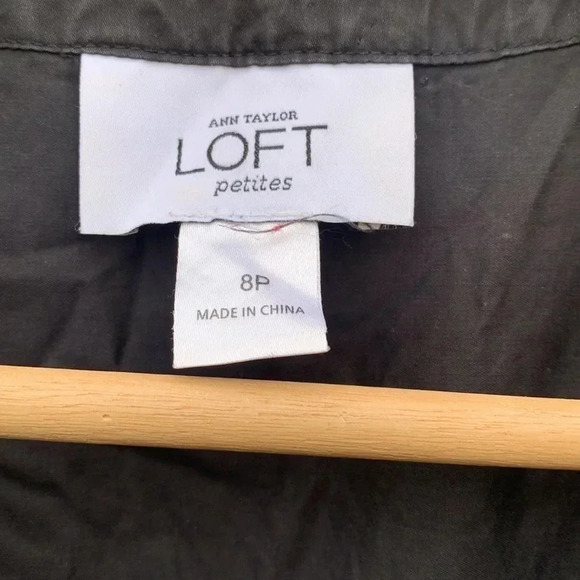 The Loft 8P black dress, pit to pit 17", length 35" - Picture 3 of 5